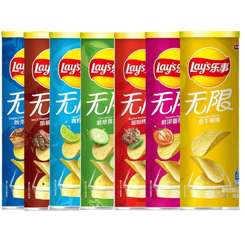 Lotus Chips Wholesale 104g Canned Original Tomato Roast Beef Multiflavored Optional Leisure Snacks Full Carton Wholesale