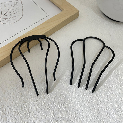 New invisible hair clip without trace hair accessory updo comb flight attendant hair net fixed hair updo magic invisible hair accessory head accessory for women