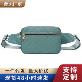 2026新款时尚女士腰包纯色小清新轻便胸包户外运动休闲出游斜挎包