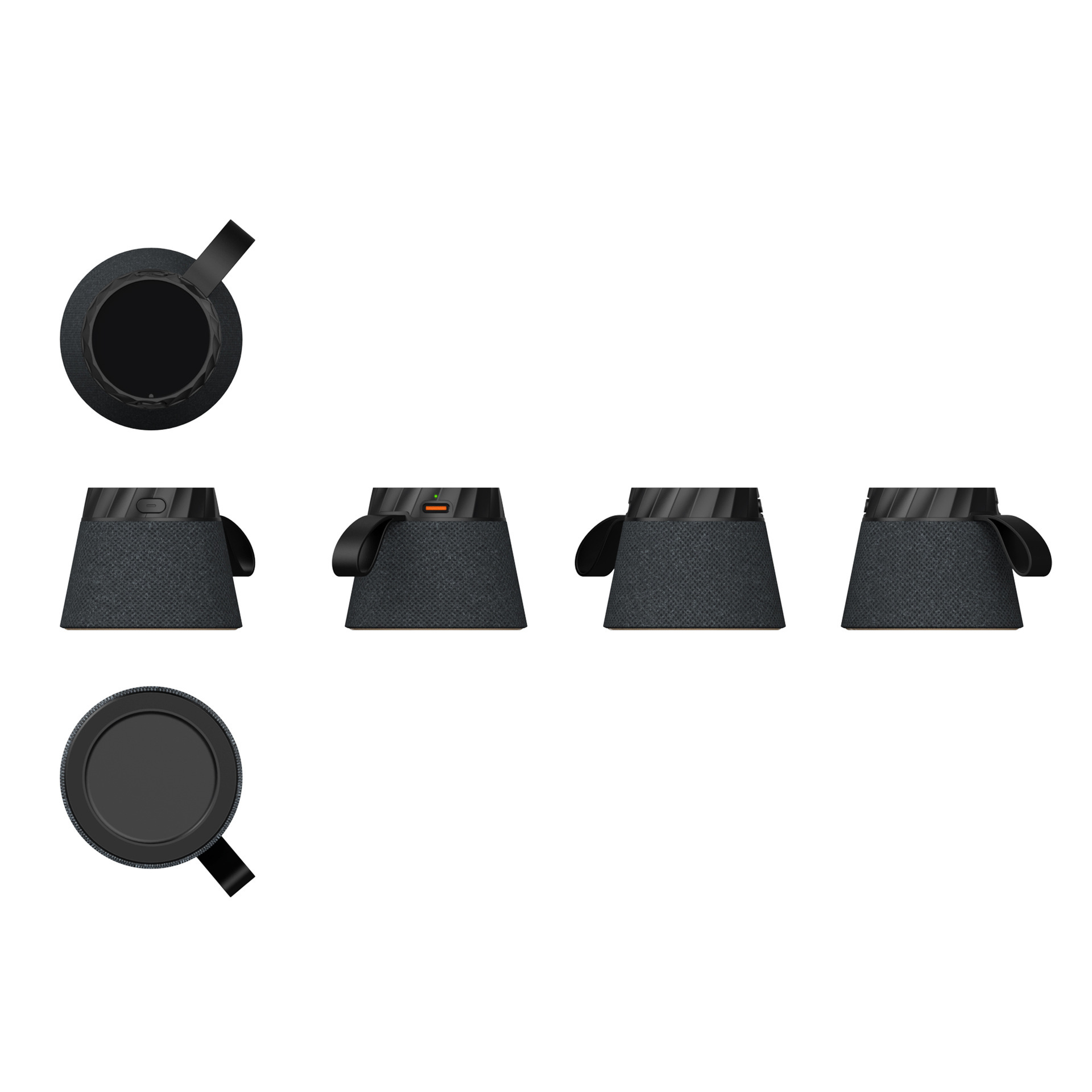 Draagbare bluetooth speaker met magnetische telefoonhouder_voghion.com