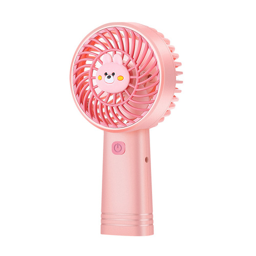 New Flower Mini Handheld Small Fan Summer Fresh Portable Pocket Mini Fan USB Rechargeable Electric Fan