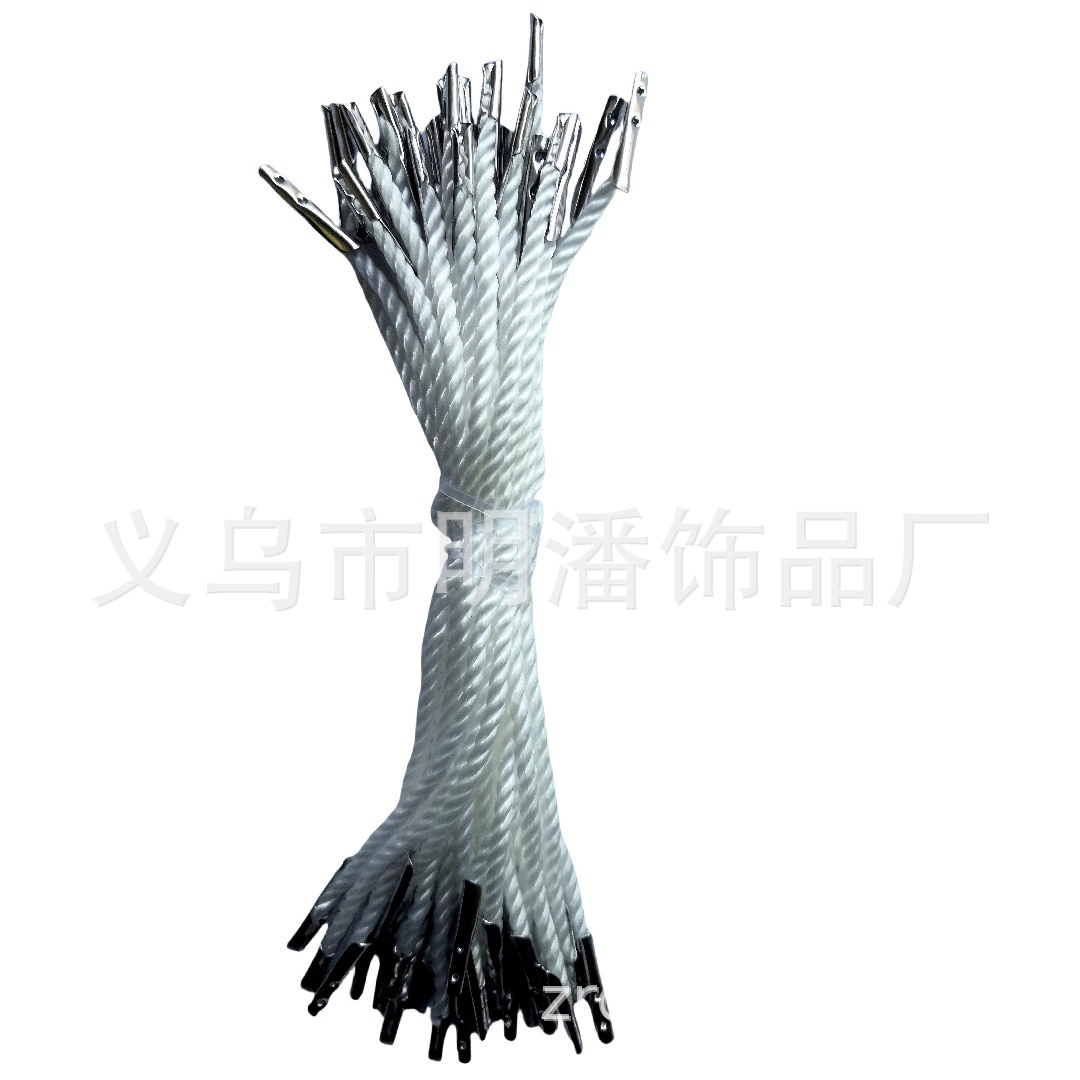 Поставка 3 мм грубая железная головка нейлоновая веревка ручная веревка