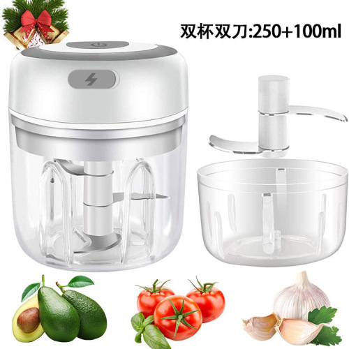 Mini Electric Garlic Masher Wireless Electric Garlic Press Garlic Grinder Garlic Paste Maker Home Garlic Puree Machine