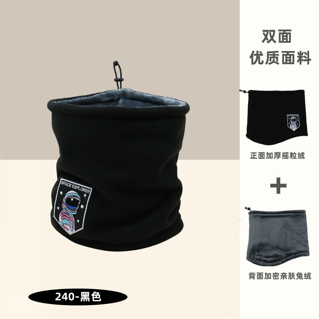 Piman Duo-cubierta para el cuello a prueba de viento para ciclismo, máscara con capucha cálida de lana polar para deportes al aire libre, invierno, otoño e invierno