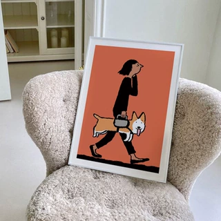 可爱波普风装饰画抽象个性挂画有趣艺术高级感适宜各环境喷绘壁画