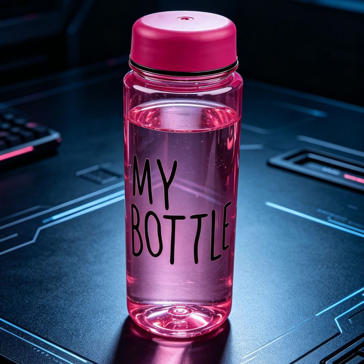 단층 투명 직통 my bottle 물컵 낚시 캐주얼 휴대용 대용량 낙하 방지 수분 보