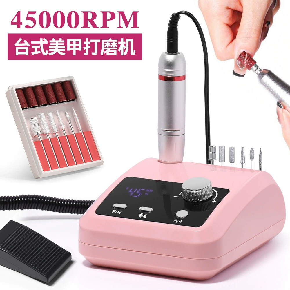 Electric Nail Drill Machine, multi-model sanding/milling kit, USB portable, 0.6 kg