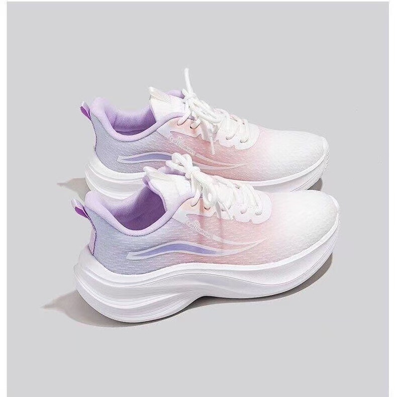 Women's Shoes 2026 New Korean Style Gradient Color Mesh Breathable Sports Shoes Shock-Absorbing Running Shoes Soft Sole Summer Breathable Women's Shoes 2026 New Korean Style Gradient Color Mesh Breathable Sports Shoes Shock-Absorbing Running Shoes Soft Sole Summer Breathable