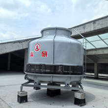 无锡粮库配套圆形逆流凉水塔 加厚玻璃钢外壳 冷却塔专用高效风机