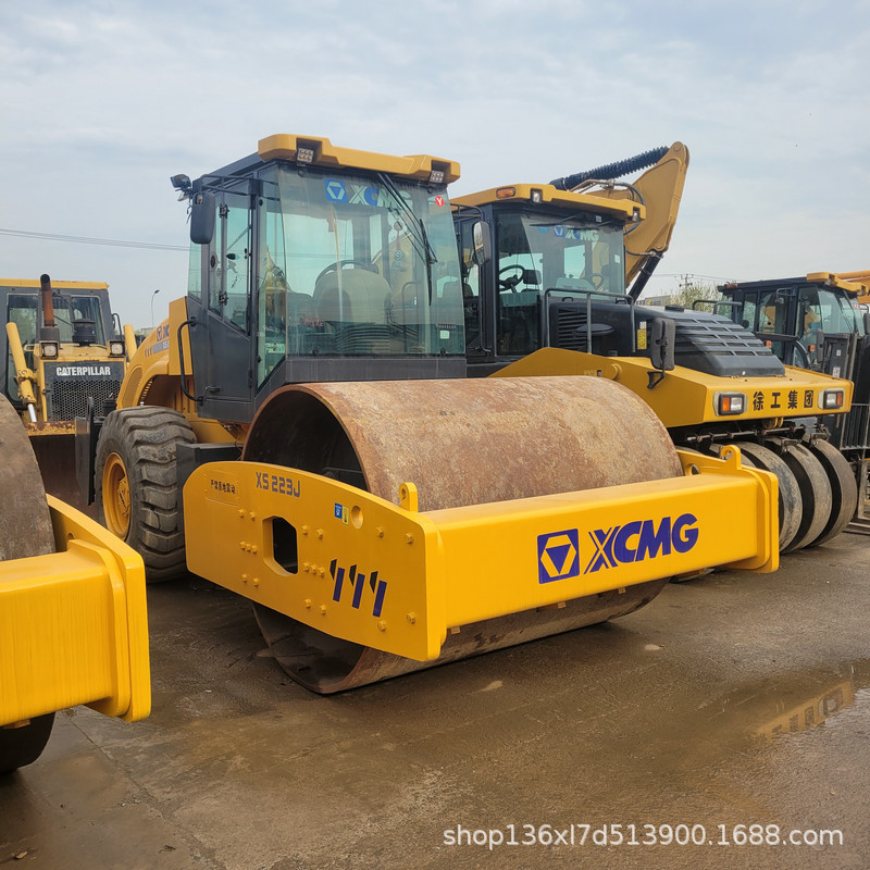 外贸专销二手20吨22吨压路机振动强劲道路施工必备