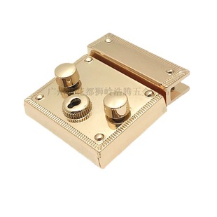 New luggage hardware lock zinc alloy die-casting handbag women's bag decorative office Lock bag buckle lock