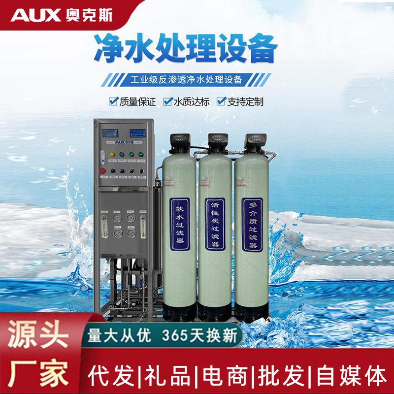 Multifunctional Large-Scale Water Treatment Equipment Water Purifier Ro Reverse Osmosis Can Be Directly Drunk 0.5 Tons of Water Purifier
