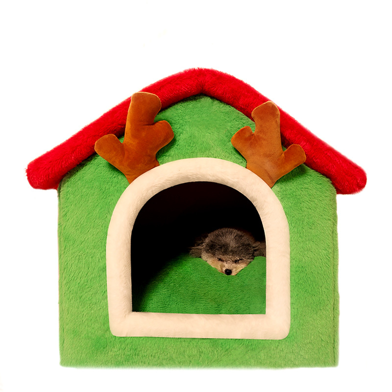 Nuevo TEMA DE Navidad Pet House nido cuatro estaciones universal extraíble y lavable multi-color opcional gato perro perrera venta al por mayor