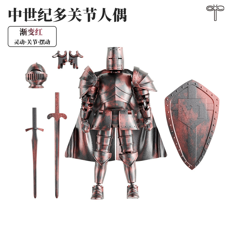 Juguete de modelo multiarticulable multi-mórfico transfronterizo ángel articulado humano descomprimido robot de quinta generación