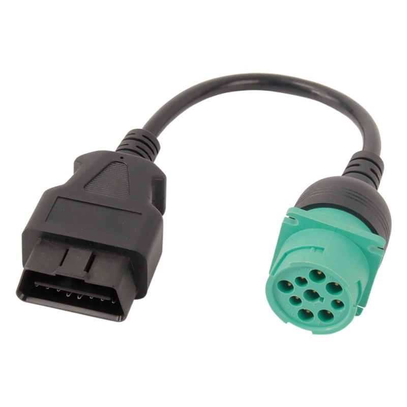 Тяжелый грузовик Dongfeng OBD диагностическая линия OBD2 16pin мужчина к Cummins 9-контактная линия подключения двигателя