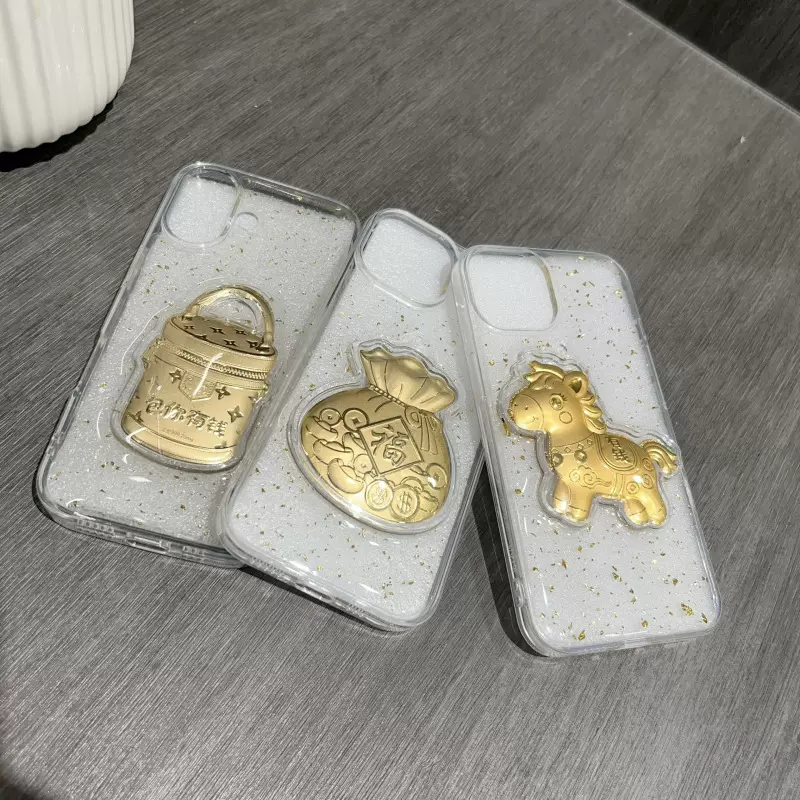 钻壳跨境亮片透明适用苹果iphone15电镀镜头框手机壳滴胶16promax