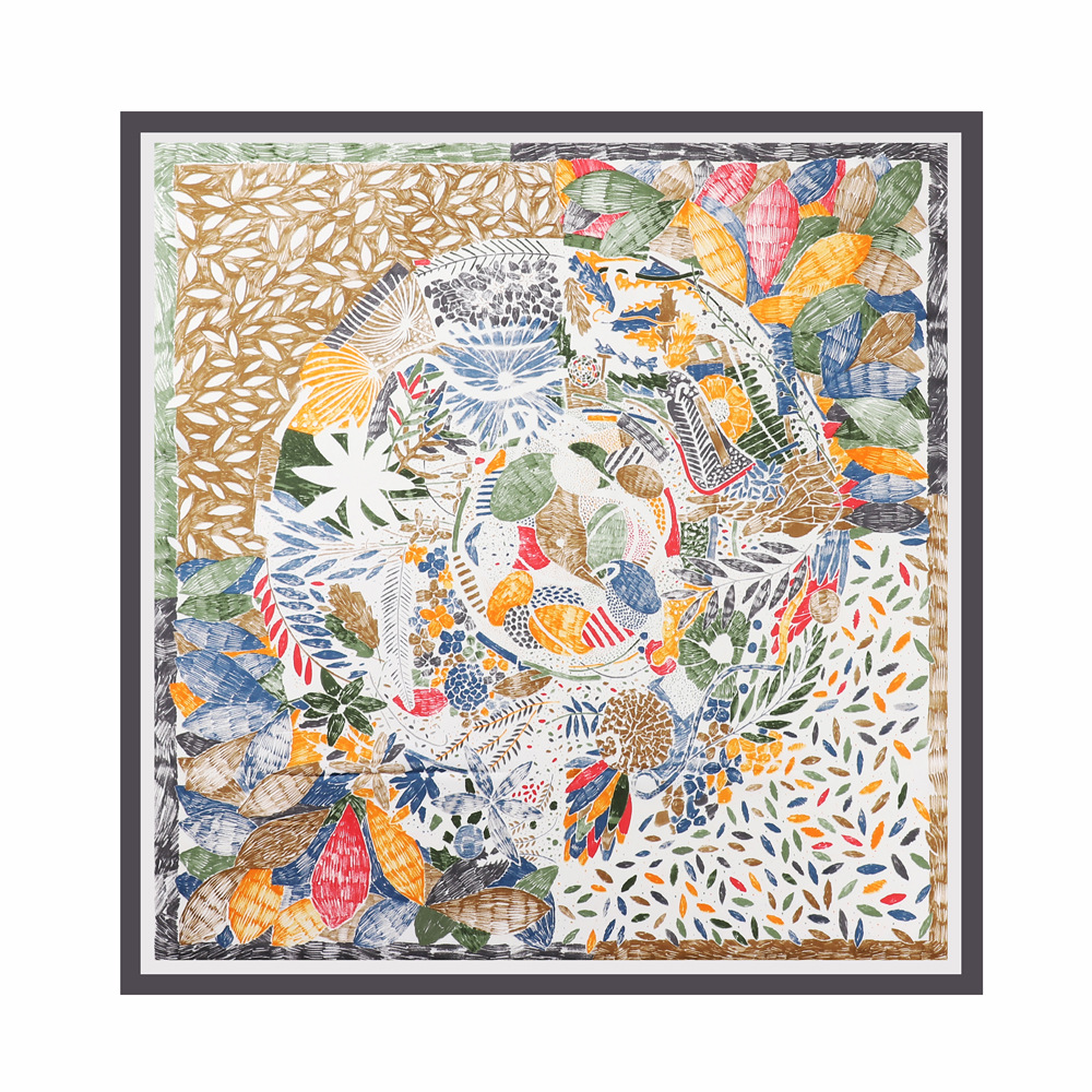83g Weight Silk Scarf Classification Holiday, Street Occasion Twill Material Color Block Pattern Spring&Summer Season Women's Gender Elegant, Basic, Simple Style Style Women's Elegant Basic Simple Style Color Block Twill Silk Scarf 4