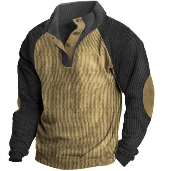 3D sweatshirt popular digital printing stand collar short sleeve men's casual hot selling outdoor_voghion.com