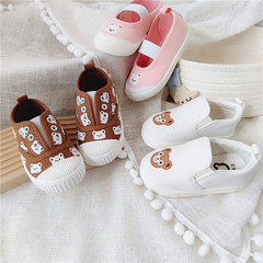 2023 spring export daily single SR kindergarten cartoon canvas shoes baby soft sole toddler shoes boys and girls shoes