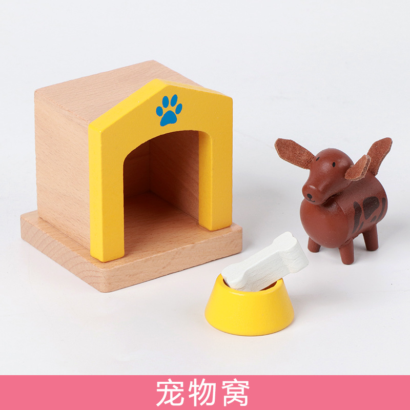 Juegos de juegos divertidos para niños de madera Simulación de muebles pequeños para niños Juguetes Juegos de mesa interactivos para padres e hijos image 12