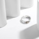 Star Ring Design Retro American Cold Style Hip Hop Thai Silver Personality Single Men's Trendy Open Finger Ring