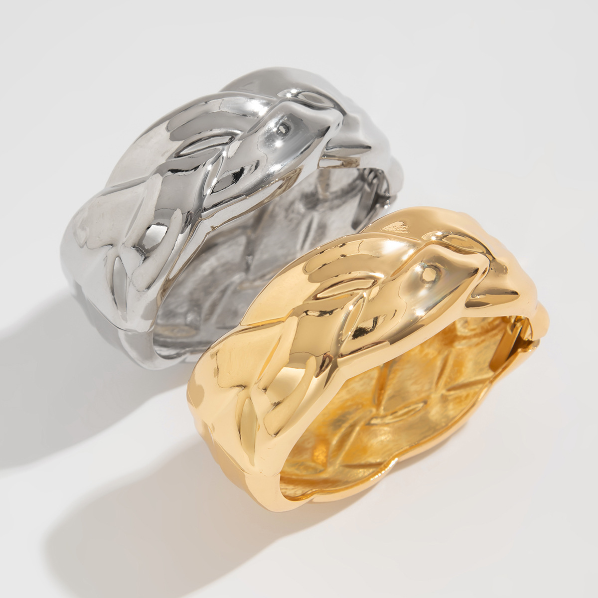 12g Weight Imitation Pearl Inlay Material Rings, Bracelets Classification 1 Piece Quantity Casual, Party, Street Occasion Alloy Material Solid Color Pattern All Seasons Season Women's Gender Inlay Design Cool Style, IG Style Style Gold, Silver Color Cool Style IG Style Solid Color Alloy Inlay Imitation Pearl Women's Rings Bracelets 8