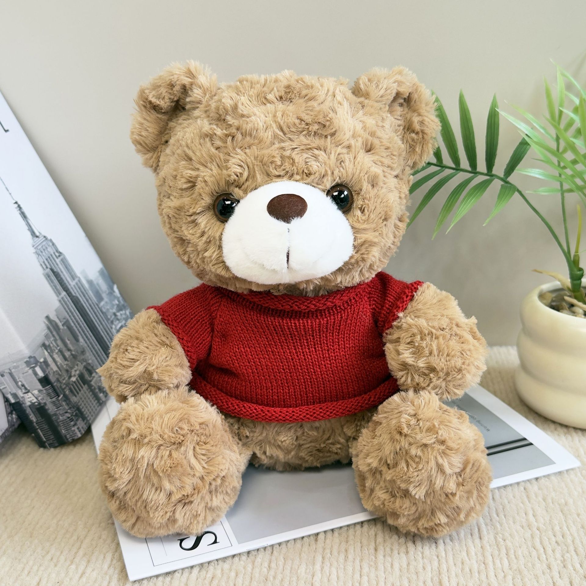 Osos de peluche abrazar osos muñecas muñecas agarrar muñecas regalo para niños impresión LOGO regalo juguetes de peluche