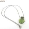 Green-peach heart bottle