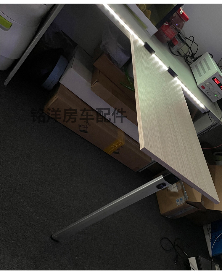 RV Refitting Table Leg Accessories Trailer Storage Table Foot Hidden Dining Foot Table Aluminum Alloy Bracket Folding Table Leg