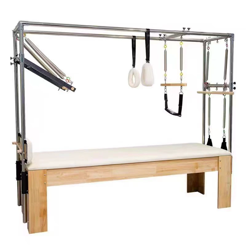 Й Pilates Reformer (Prate's) алюминиевый сплав ядро станка, складной двухвекторный, многоаксессуары