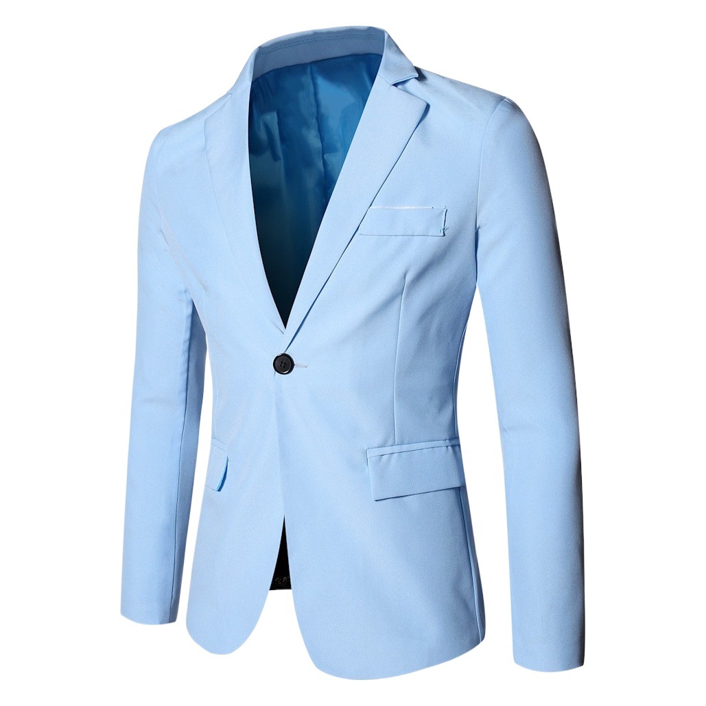 Traje de comercio exterior transfronterizo al por mayor de tamaño europeo nuevos hombres traje casual de negocios Chaqueta de traje Delgado europeo y americano