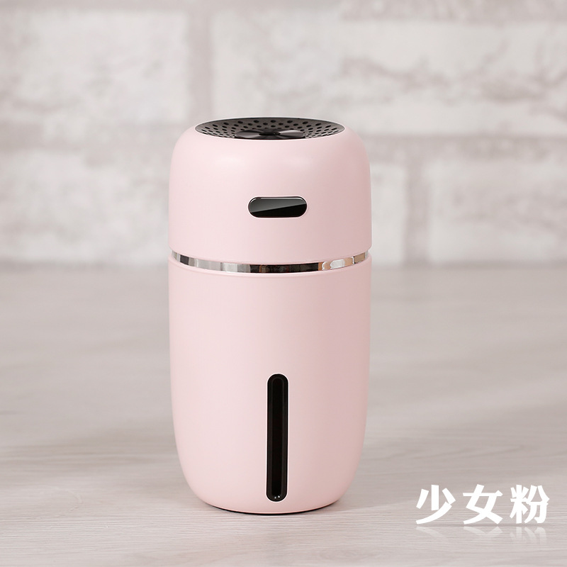 Creative New Car-Mounted Small Humidifier Night Light USB Mini Portable Air Purifying Humidifier Silent for Home Use