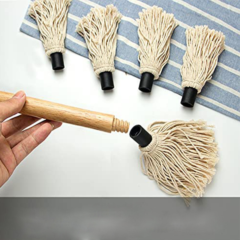 BBQ Grilling Tools Replaceable Brush Head Grilling Oiling Broom Large Ingredient Oiling Brush Grilling Seasoning Brush