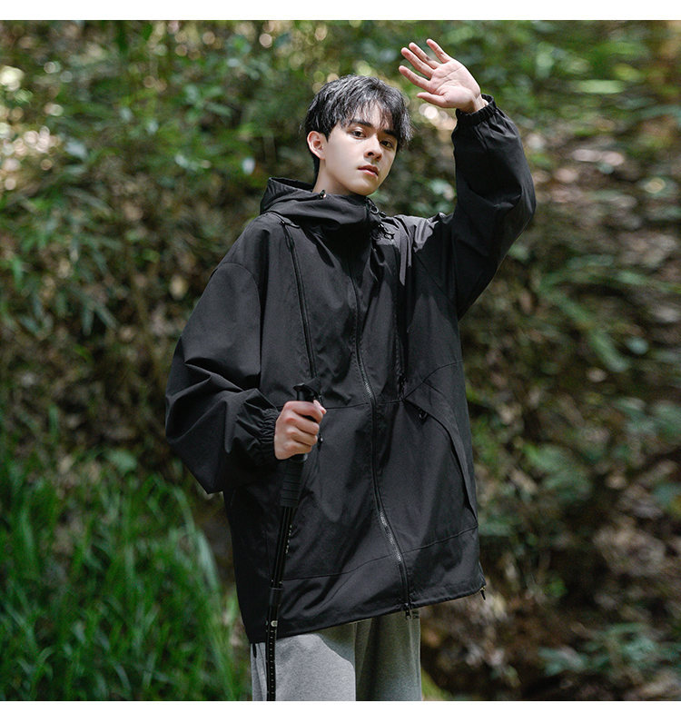 Autumn New Outdoor Mountaineering Clothing Waterproof Stormtrooper and Women's Same Style Multi Zipper workwear Jacket_voghion.com