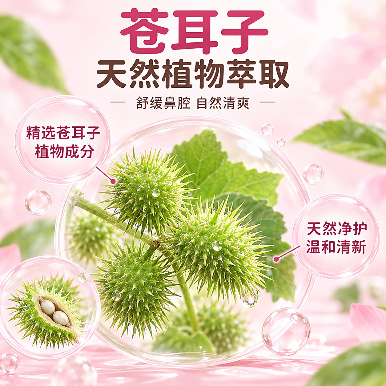 Cang Er Zi Xanthium Fruit Oil Cotton Swabs Nasal Care Herbal Swab Sticks 24 Count Box quality and texture