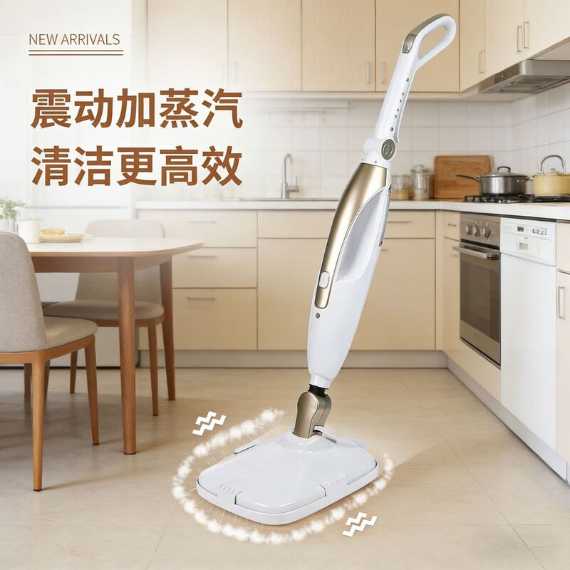 Steam Mop with High Temperature Sterilization, Mold Removal, and Ironing All-In-One, Direct Cross-Border Supply, No Need to Bend Over, Household Cleaning Steam Machine
