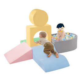 定制室内1-3岁婴儿蹒跚学步软垫幼儿攀爬玩具儿童游戏积木沙发