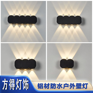 Outdoor Courtyard Waterproof Wall Lamp Home Hotel B&B Balcony Atmosphere Wall Washer Lamp Garden Living Room Wall Lamp