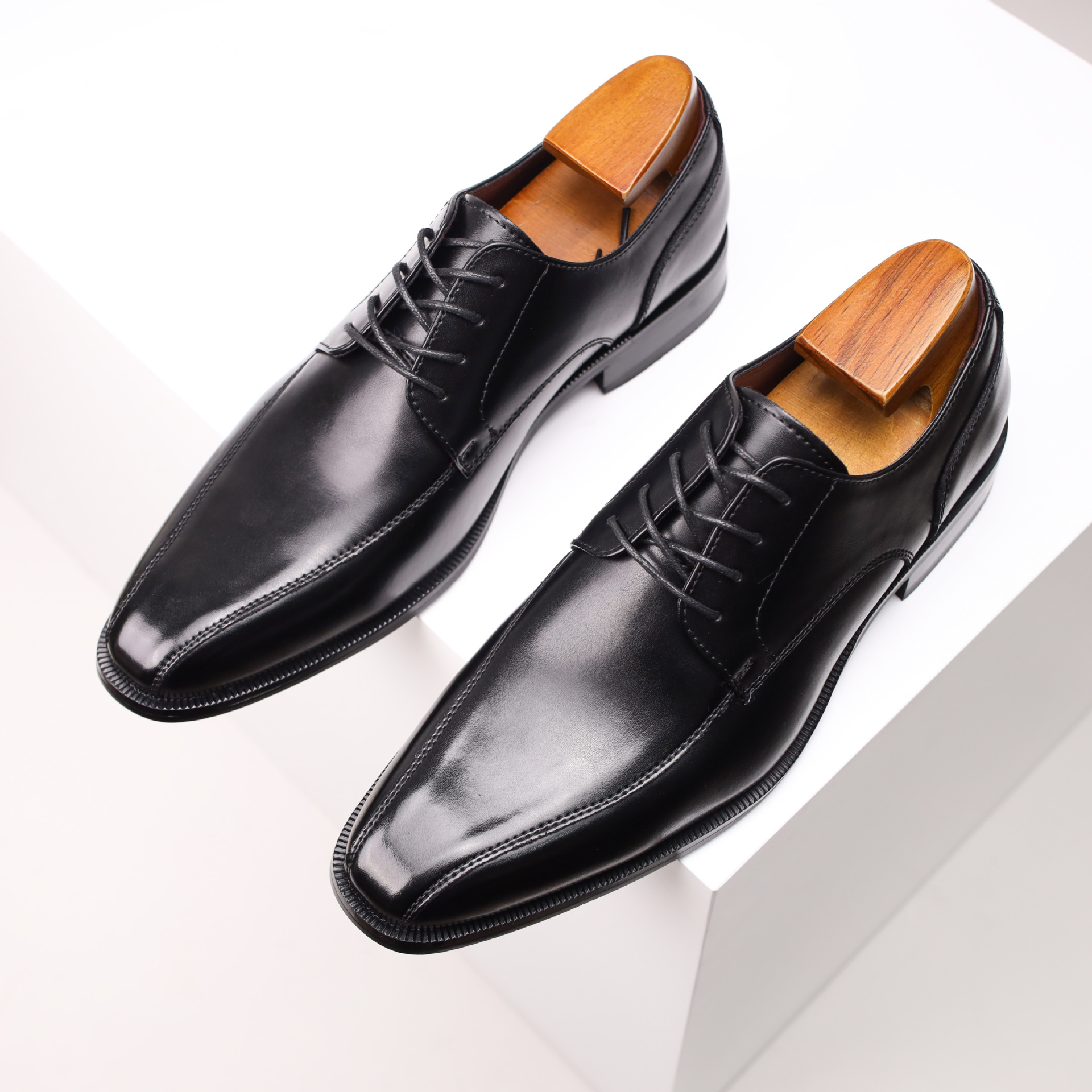 Estilo japonés transfronterizo Primavera Ropa formal zapatos de hombre zapatos de cuero de los hombres negocios de cuero de los hombres retro británico casual piel de vaca zapatos de cuero de los hombres image 5