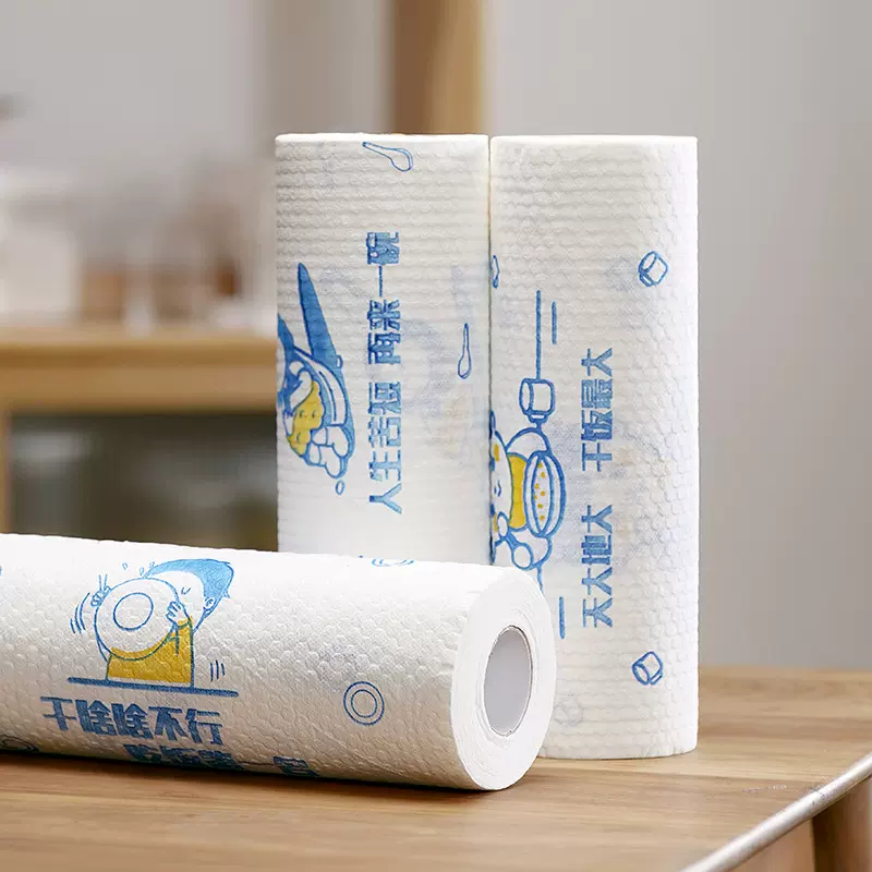 懒人抹布干湿两用一次性洗碗布厨房清洁纸用品家务用无纺巾加厚