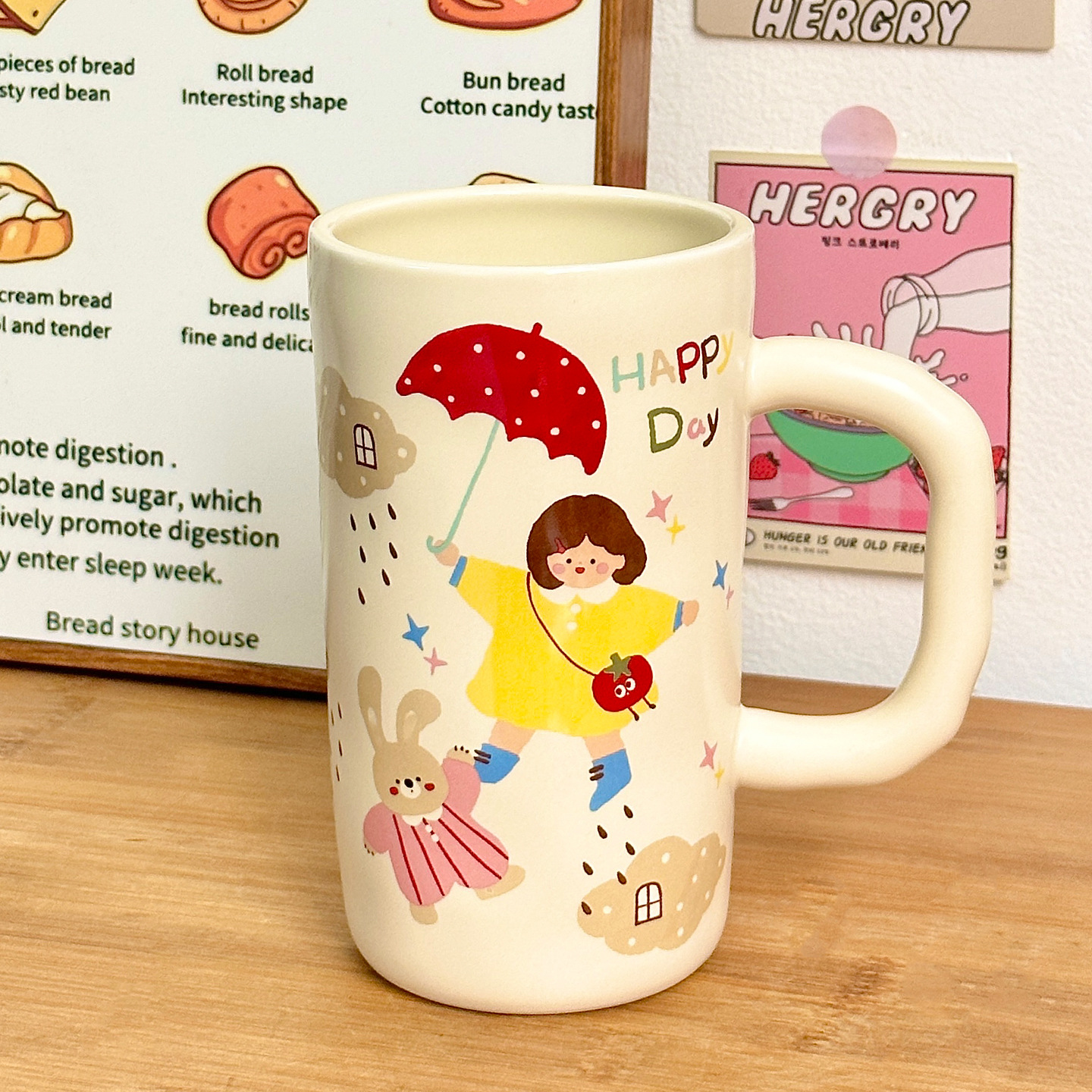 Tazas de cerámica de gran capacidad copas de agua caseras de alto valor facial tazas de paja de oficina regalos de cumpleaños mujeres