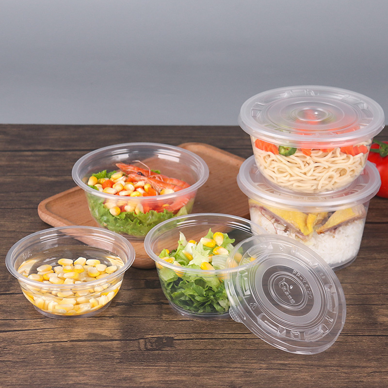 一次性碗筷圆形商用餐具专用加厚塑料餐盒打包整箱|undefined