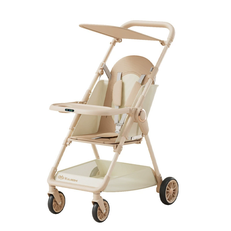 Foldable handheld children's stroller to go out for traveling