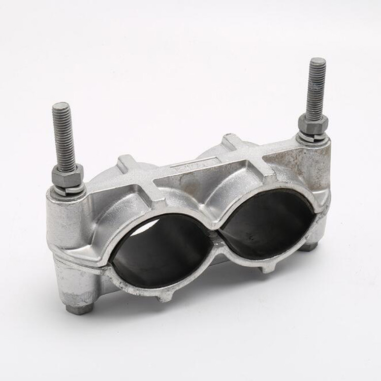 双线用电缆固定夹JGW(2)-1-2-3-4-5-6铝合金高压电缆固定夹具