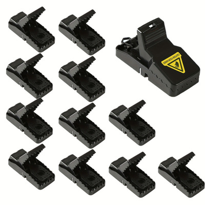 新款跨境12个可重复使用的捕鼠器12包可重复使用的腹肌捕鼠器