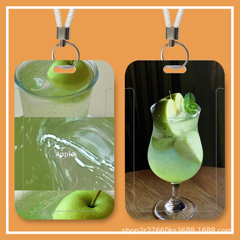 星星苹果周边学生滑盖卡套饭卡公交校园卡校园身份证件保护套门禁