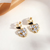 Advanced ear clips with tassels, high quality retro earrings, no pierced ears, light luxury style, wholesale