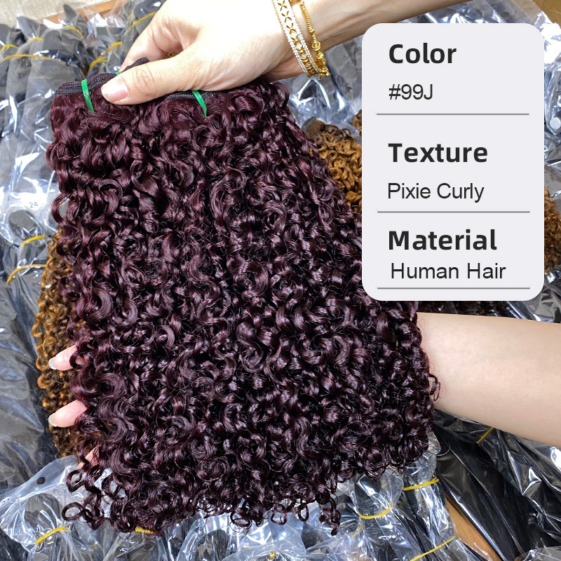 Cortina de Cabello Humano Rizado, Tejido a Mano, Apto para Tinte, para Mujeres