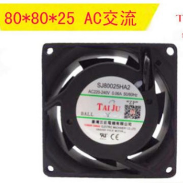 供应台湾三巨 SJ8025HA2 80*80*25 220V大风量高转交流散热风扇