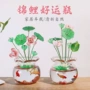 车载盆栽组合中控台摆件